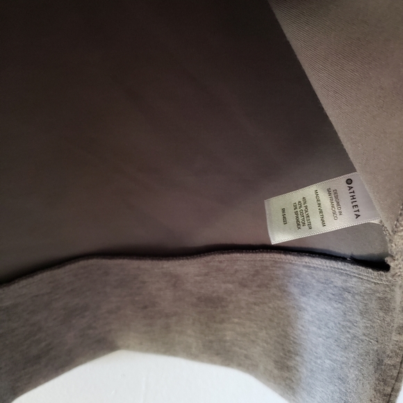 Athleta Modern Crewneck Sweatshirt Grey XS Long Sleeves - Picture 10 of 10